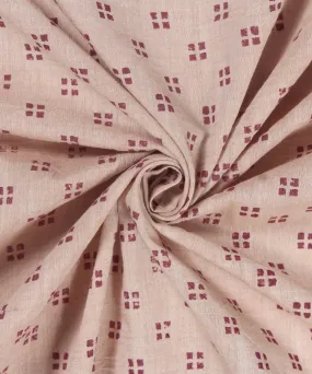 0.7m Beige Mangalgiri Handwoven Cotton Fabric