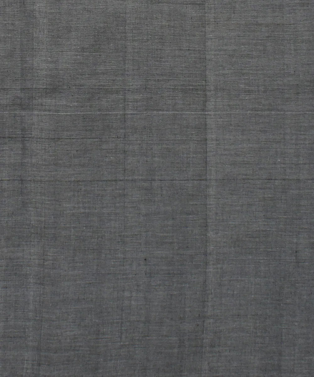 1.72m Grey Mangalagiri Handloom Cotton Fabric