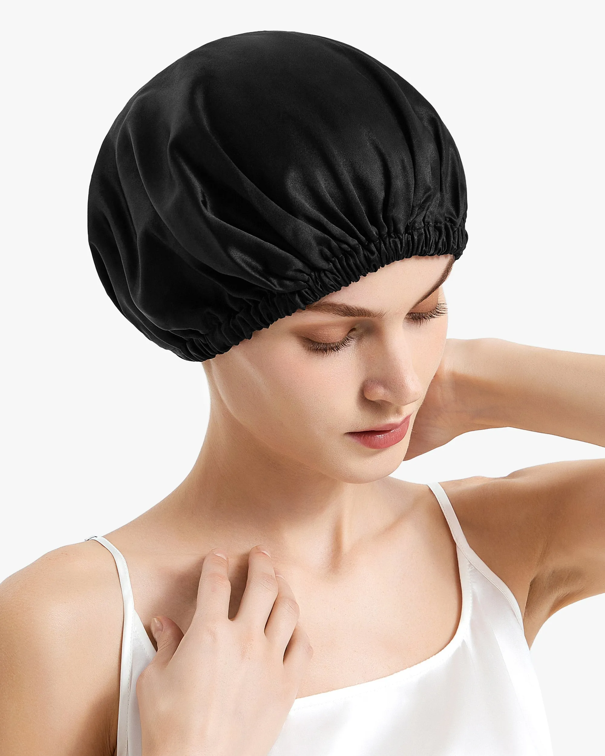 22 MM - Pure Adjustable Silk Hair Cap