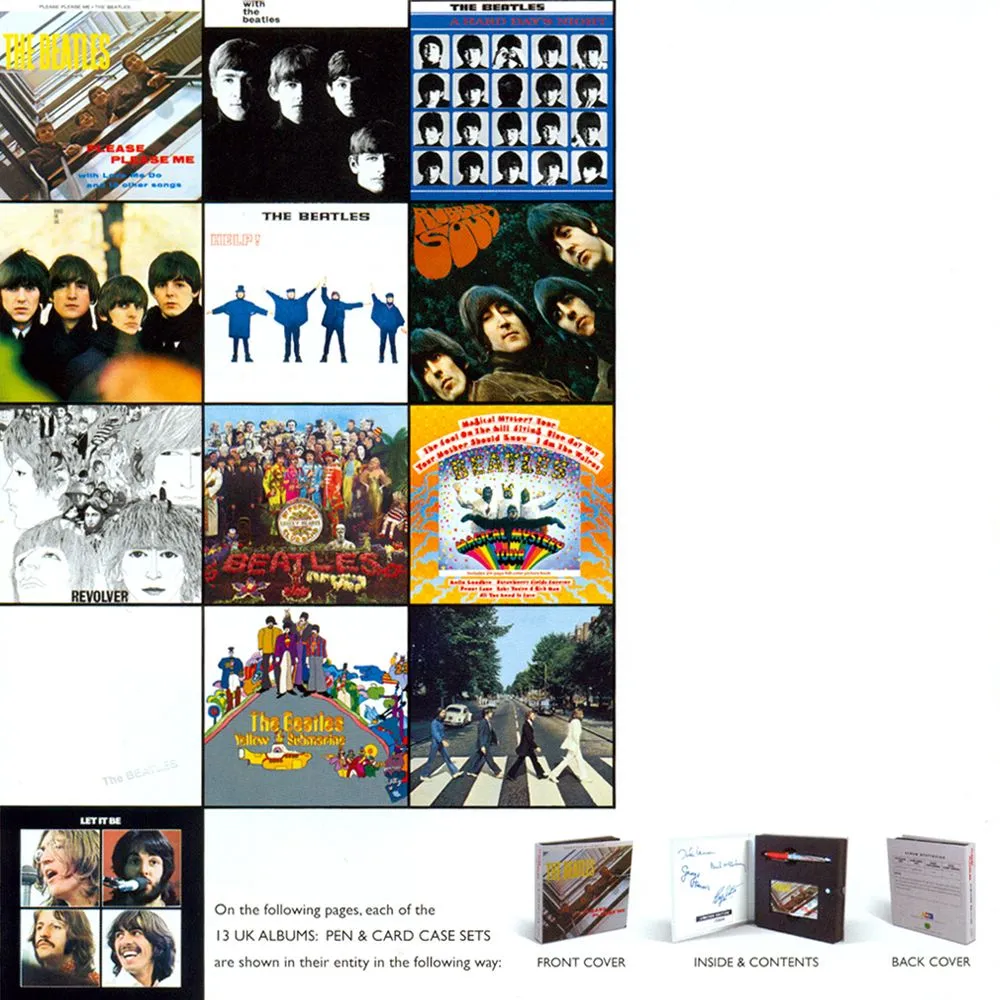 ACME Beatles Beatles For Sale Pen and Card Case Limited Edition Set