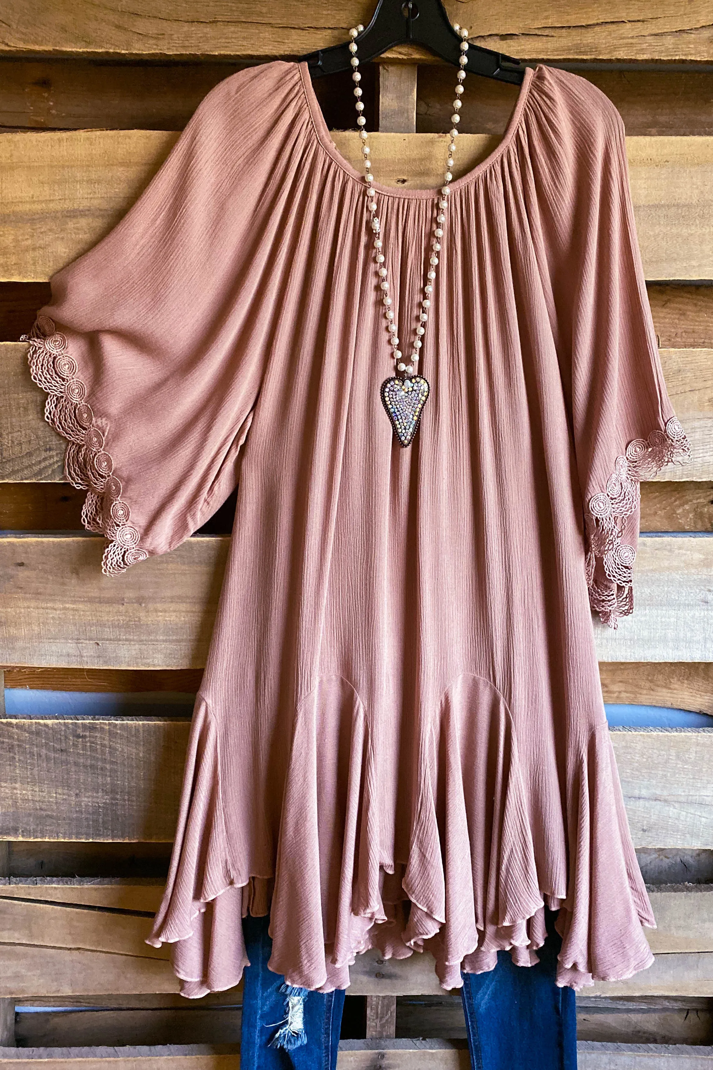 AHB EXCLUSIVE: Elegant Vibes Tunic - Sand