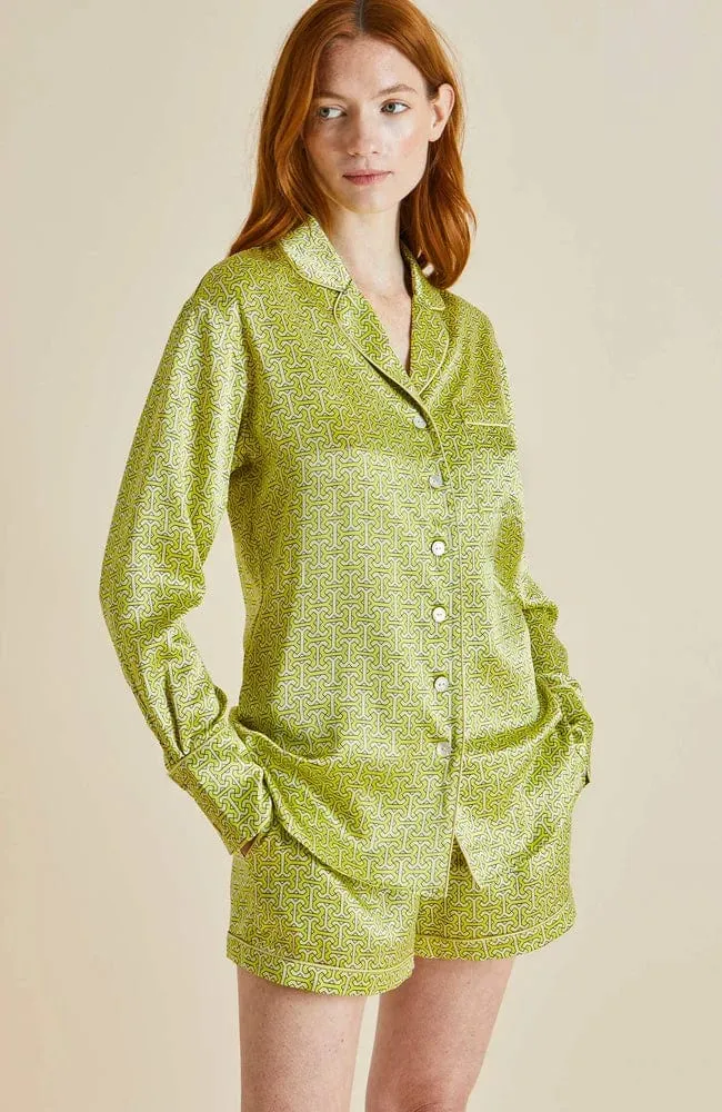 Alba Mirage Silk Pajama Set - Last Piece!