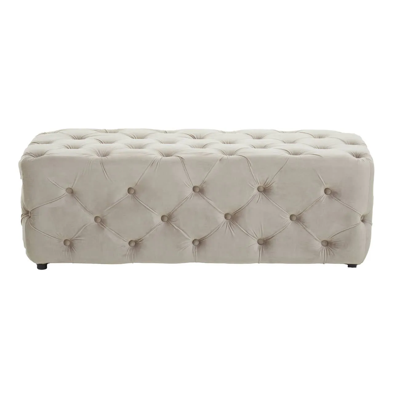 Alea Mink Velvet Bench