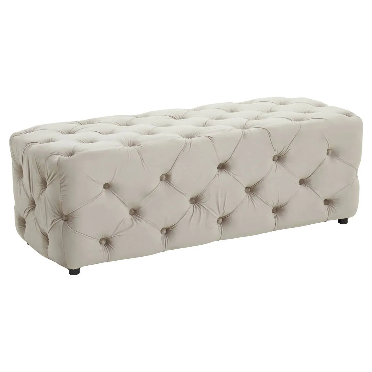 Alea Mink Velvet Bench