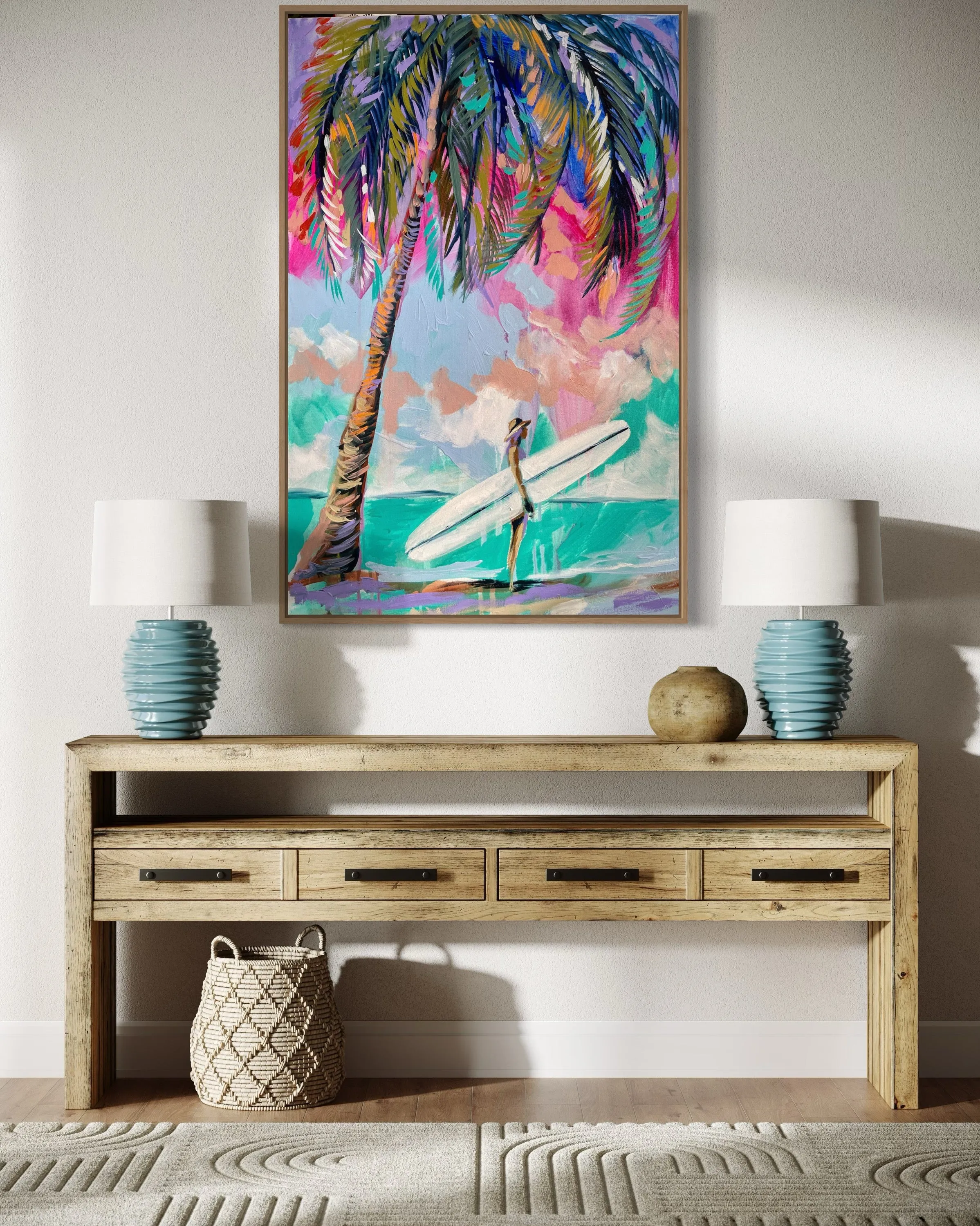 Aloha  -original on gallery canvas 60x90 cm