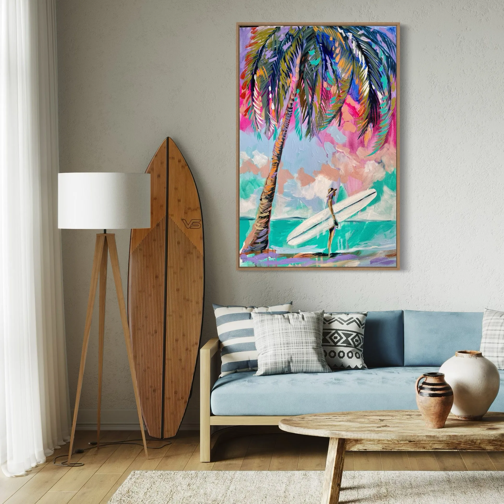 Aloha  -original on gallery canvas 60x90 cm