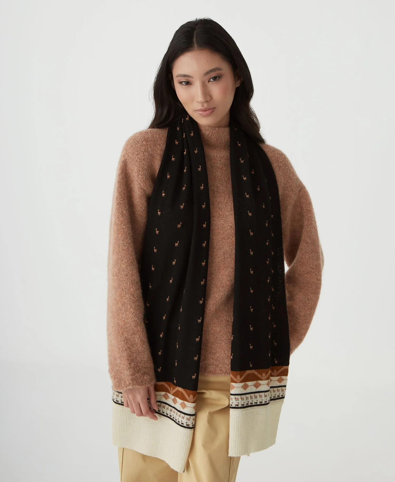 Alpacas on the Mont Scarf