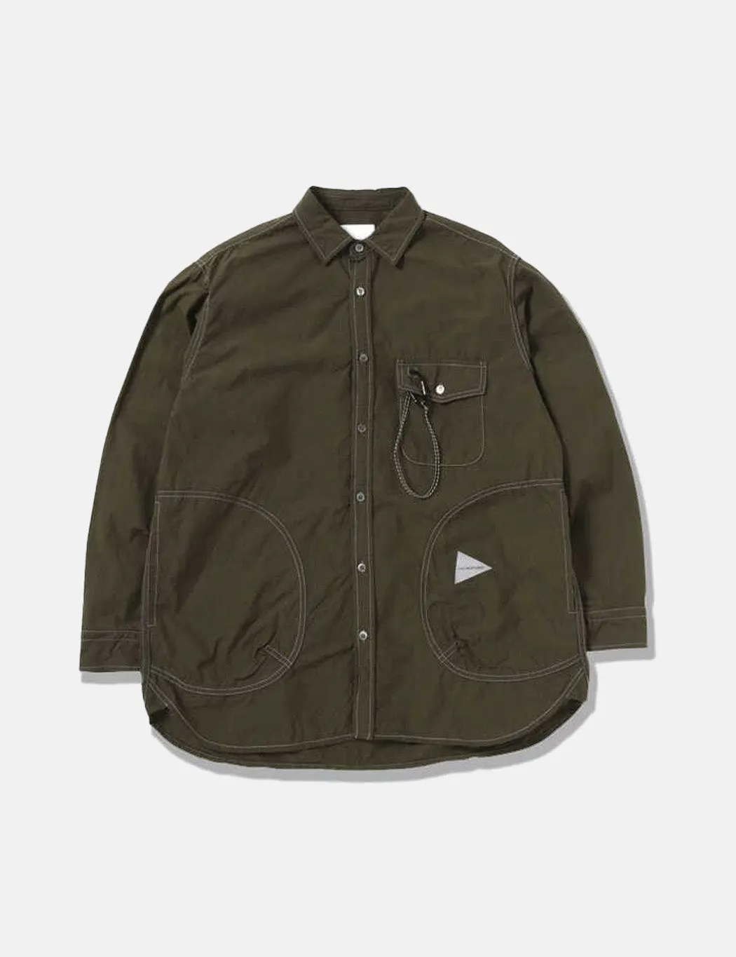 And Wander Cordura Cotton Rip Shirt - Khaki