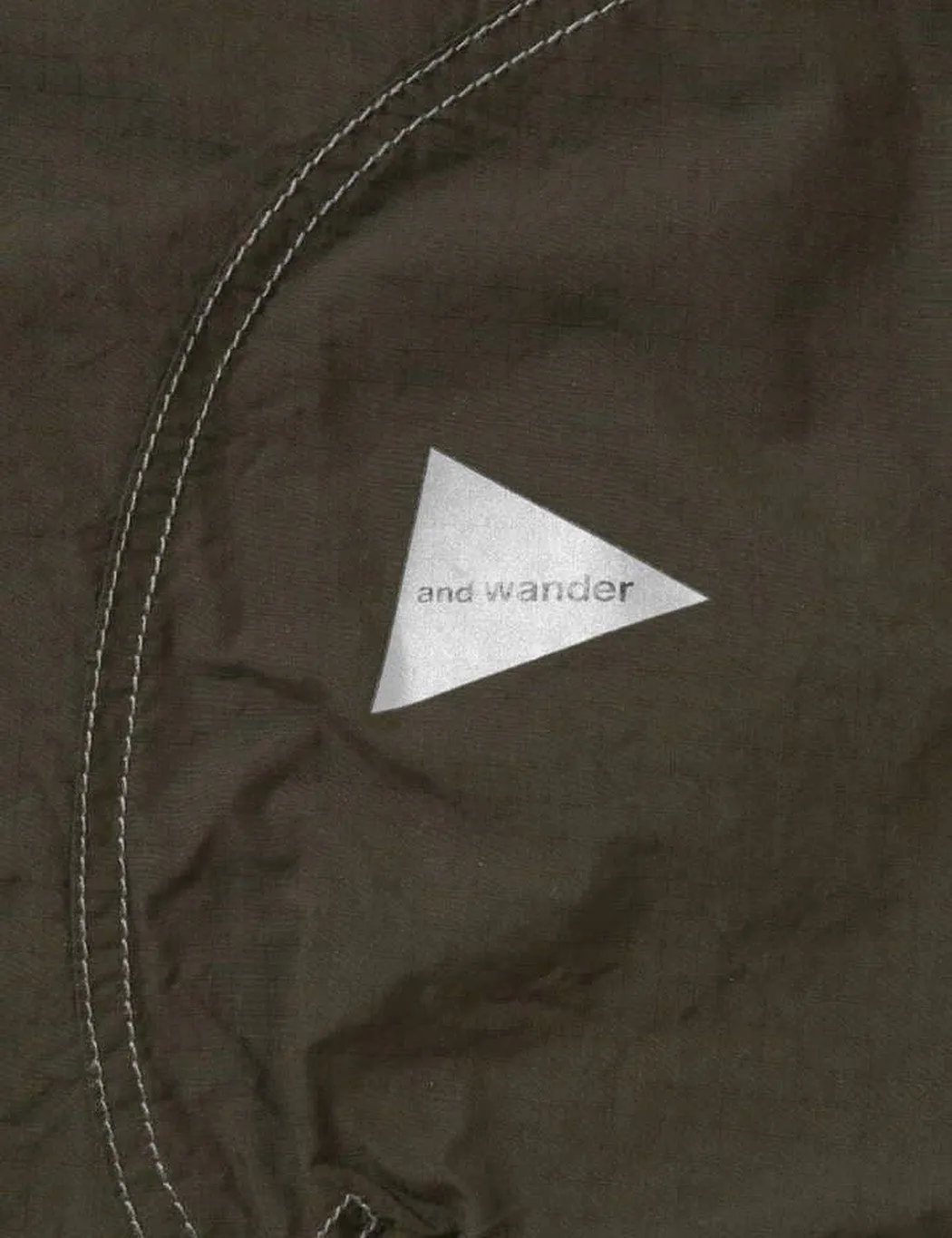 And Wander Cordura Cotton Rip Shirt - Khaki