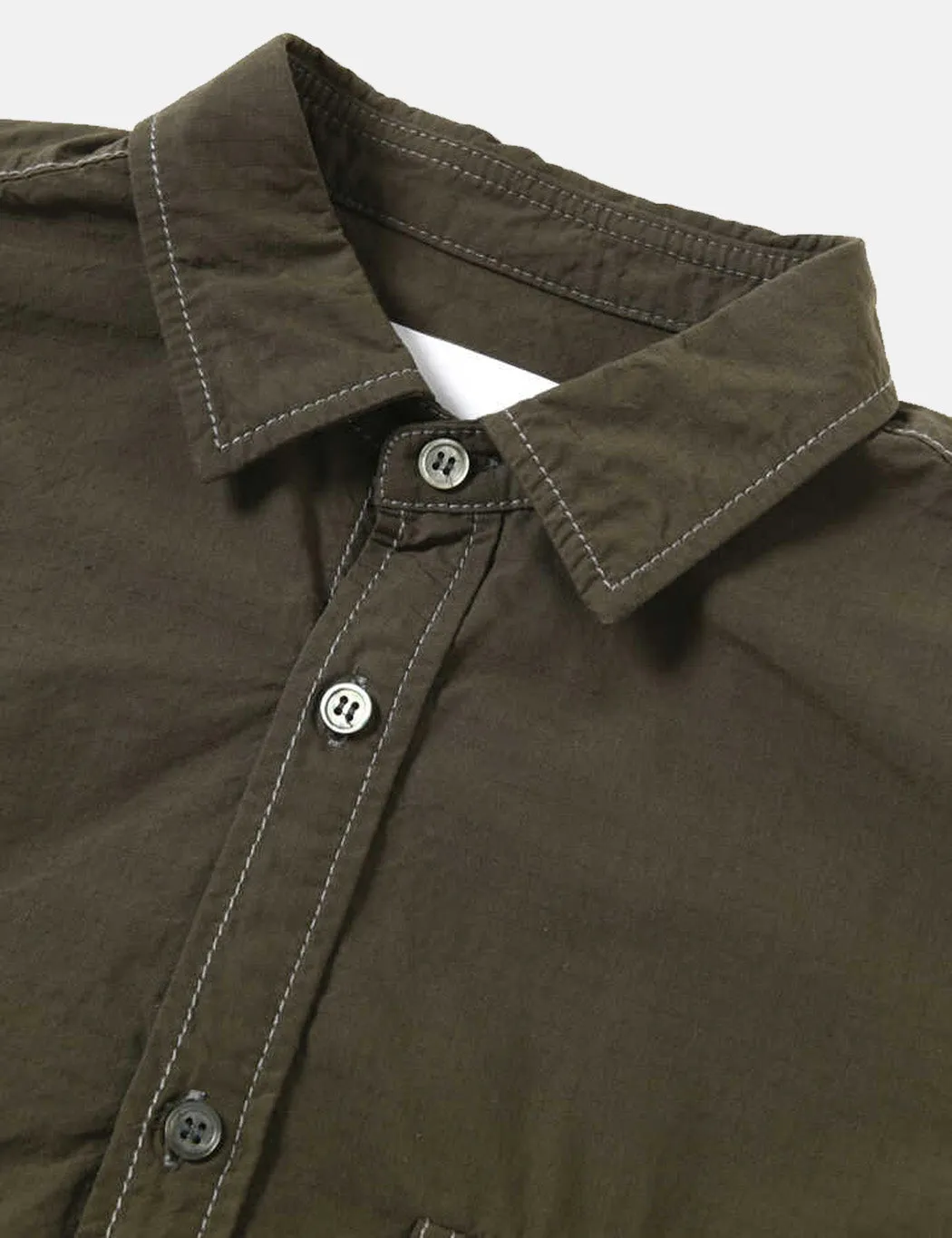 And Wander Cordura Cotton Rip Shirt - Khaki