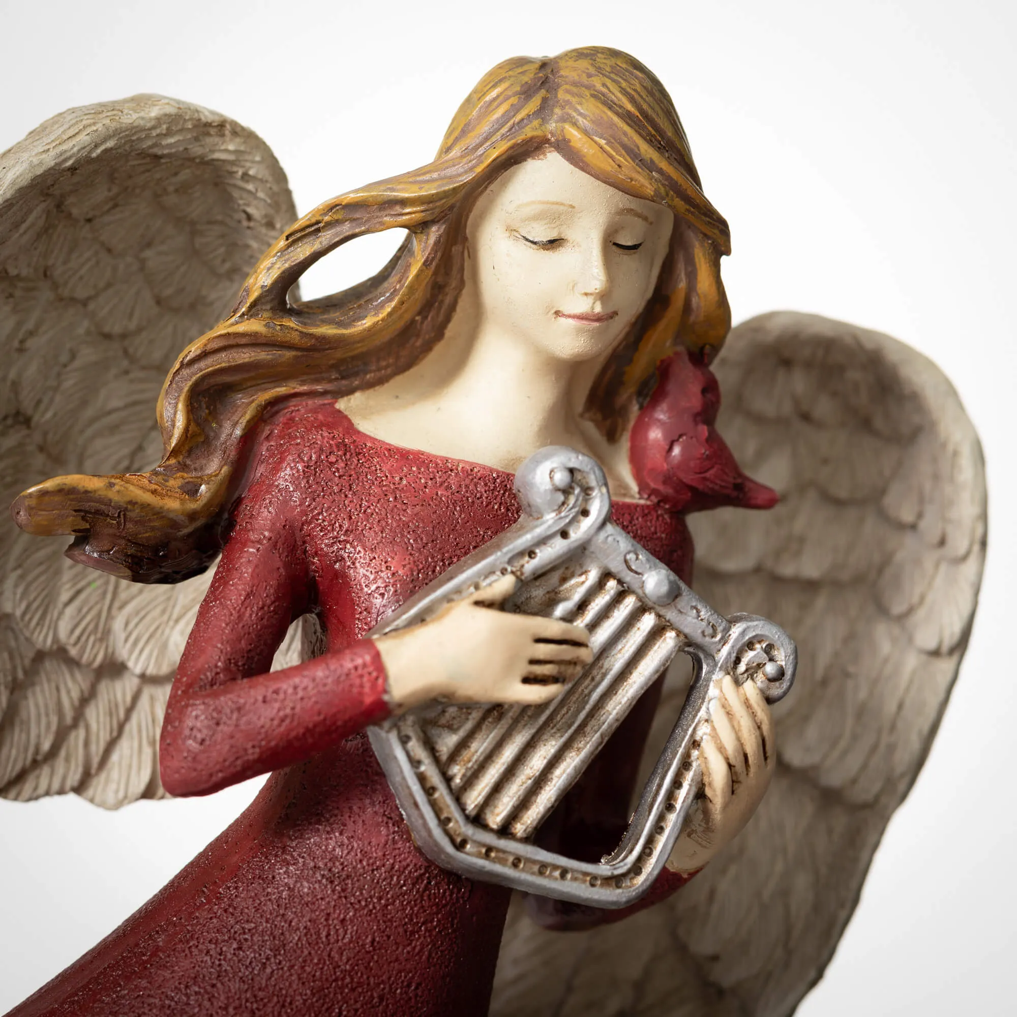 Angel W/ Harp Figure