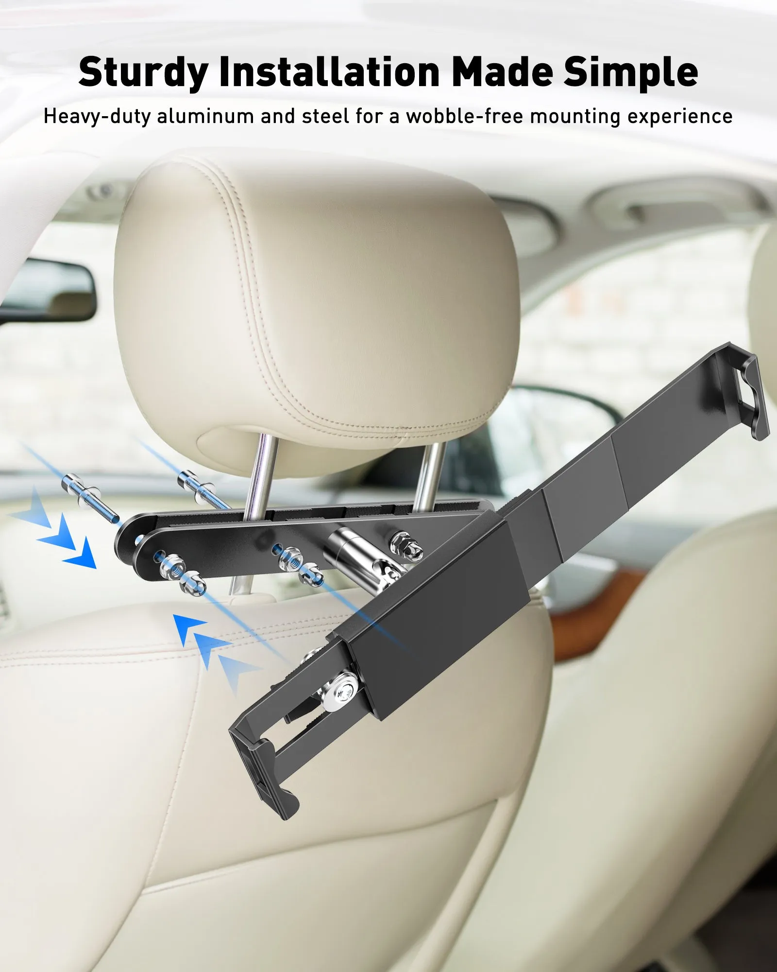 Anti-Theft Pad Holder Mount for Car Back Seat (TH-228)