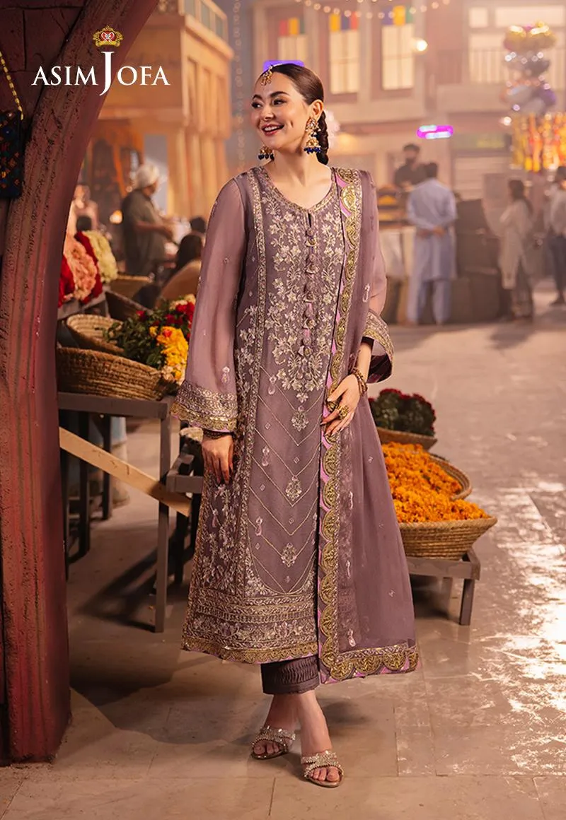 Asim Jofa Chamkeeli Festive Formals – AJKK-29 Embroidered Chiffon