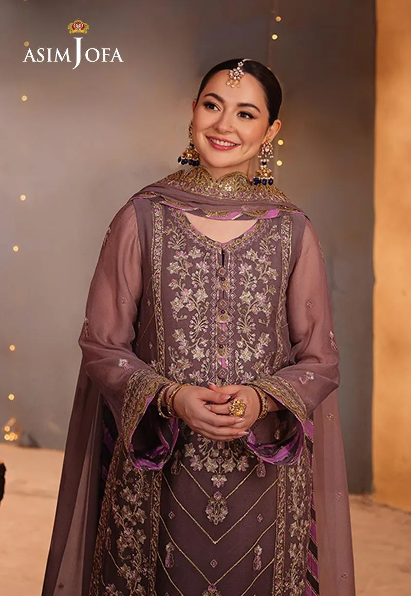 Asim Jofa Chamkeeli Festive Formals – AJKK-29 Embroidered Chiffon