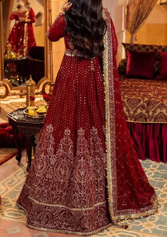 Asim Jofa Jaan-e-jahan Pakistani Chiffon Anarkali