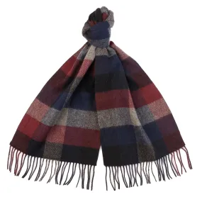 Barbour Largs Scarf Navy / Cordovan