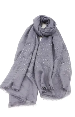 Belle Scarf in Deep Grey