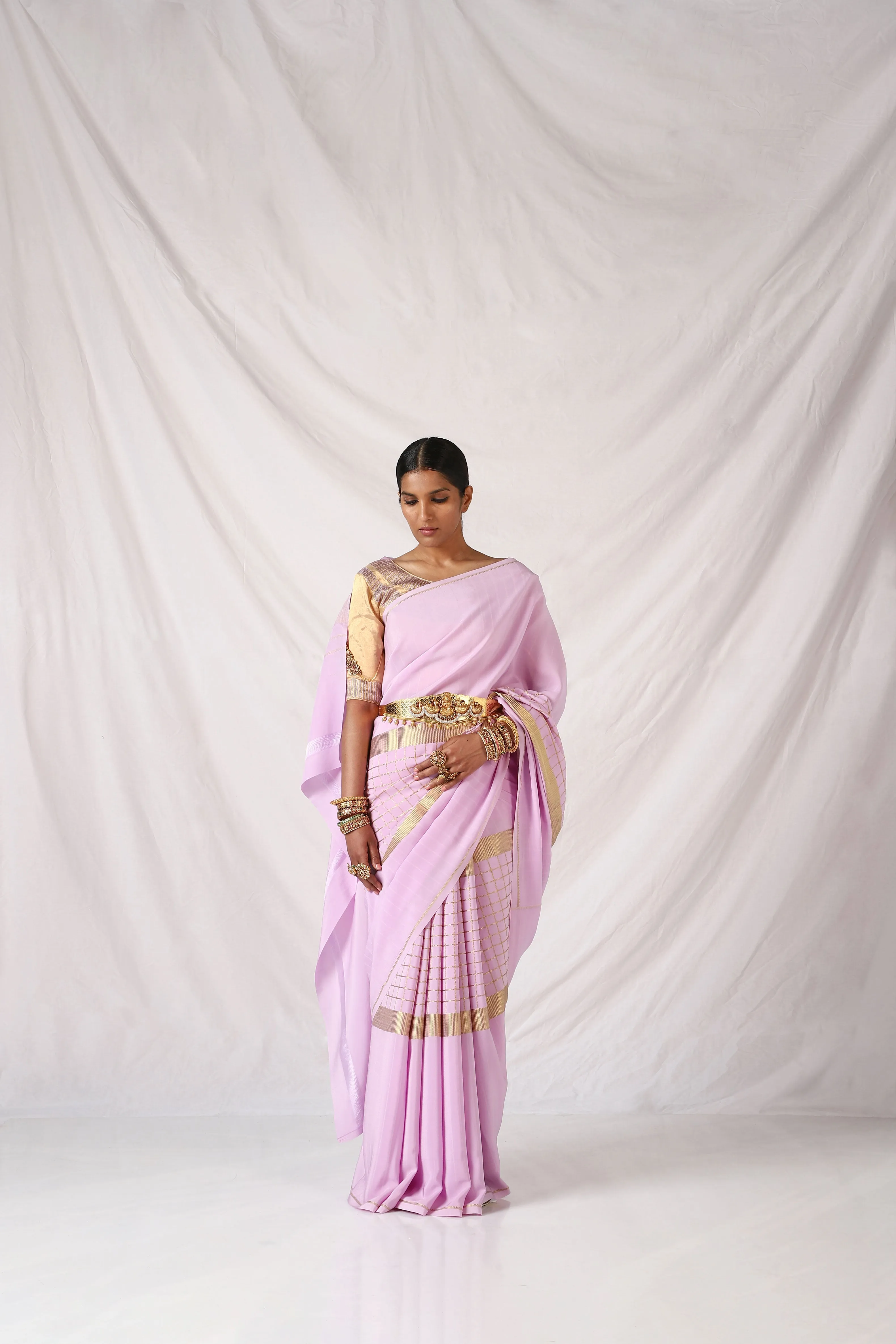 Blush Pink  Eshwari Saree