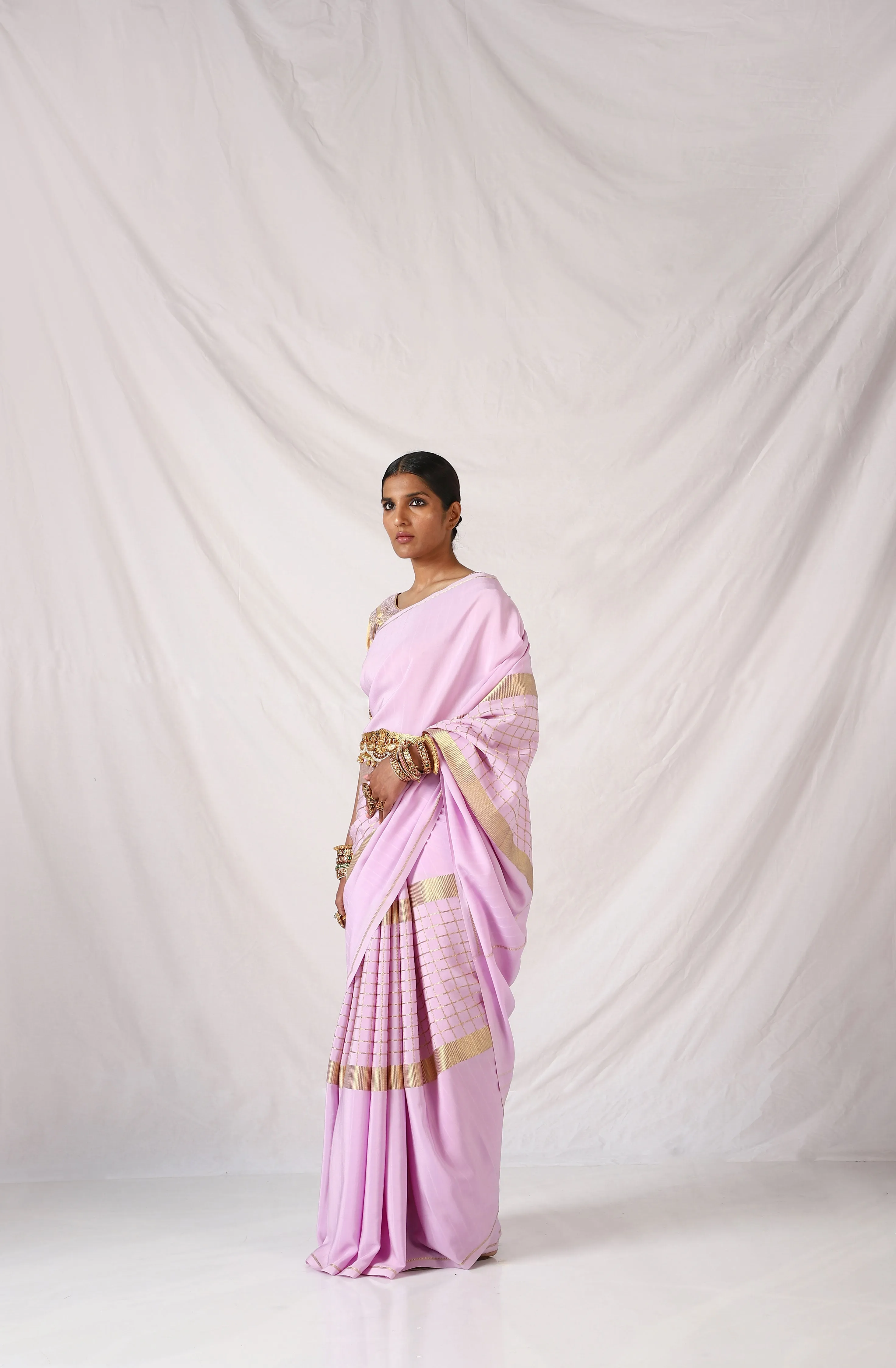 Blush Pink  Eshwari Saree