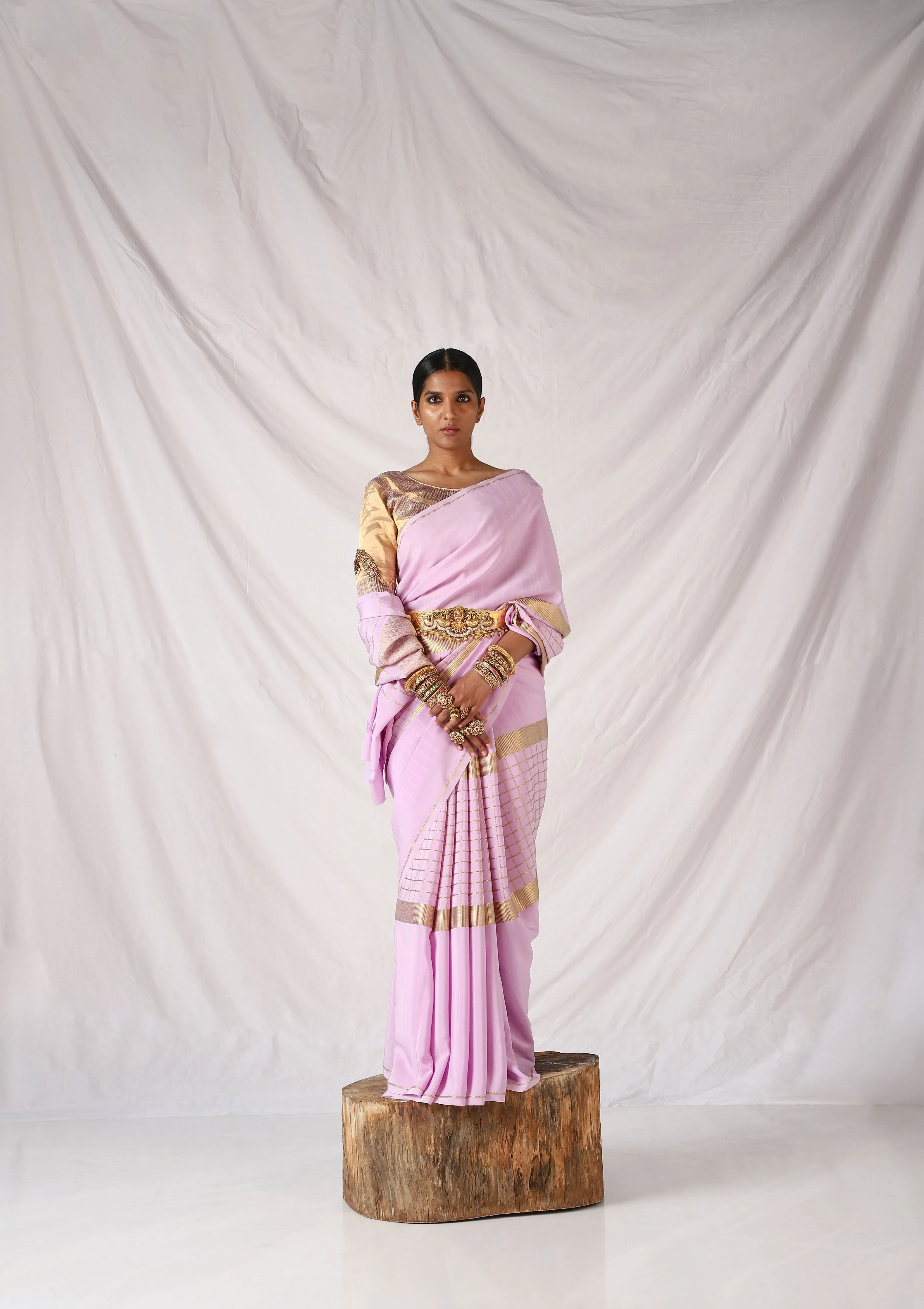 Blush Pink  Eshwari Saree