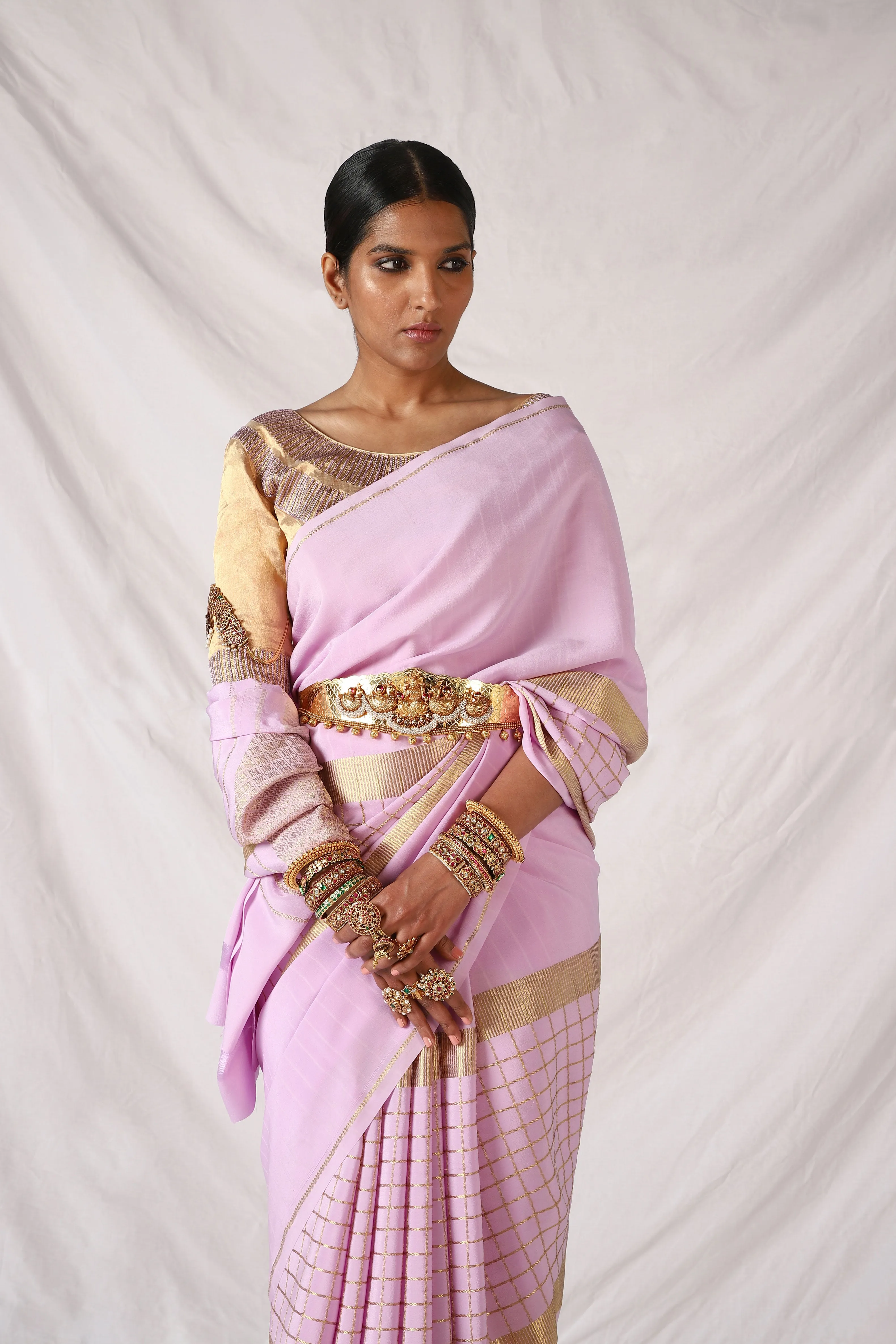 Blush Pink  Eshwari Saree