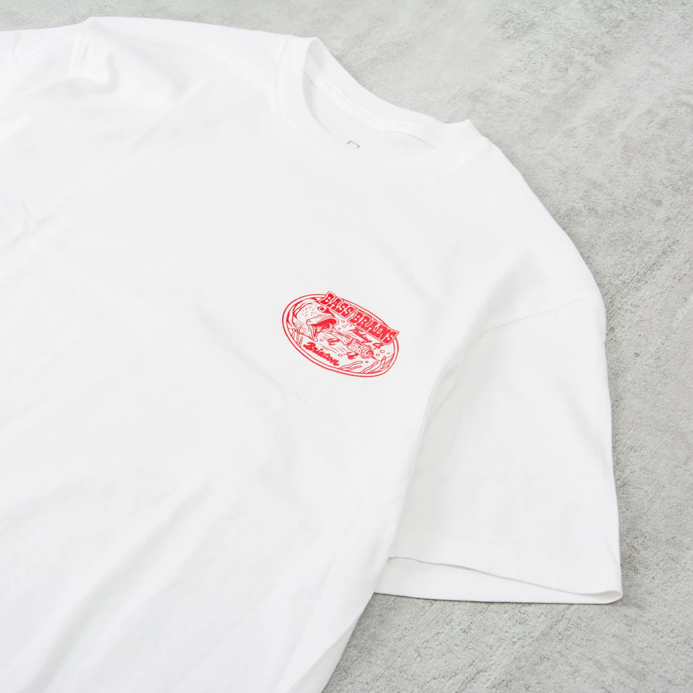 Brixton Bass Brains Swim S/S Tee - White