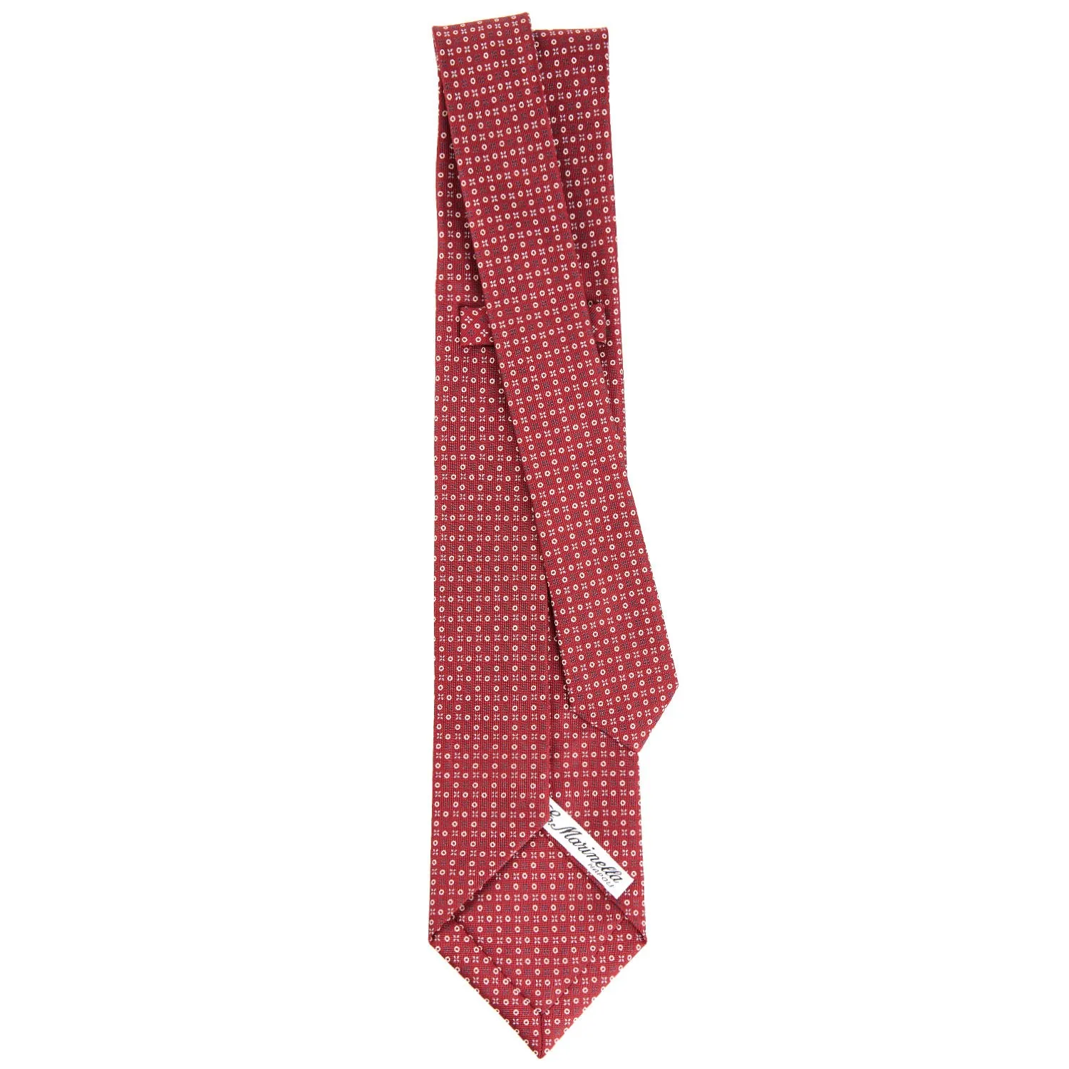 BURGUNDY 5 FOLD SARTORIAL SILK TIE