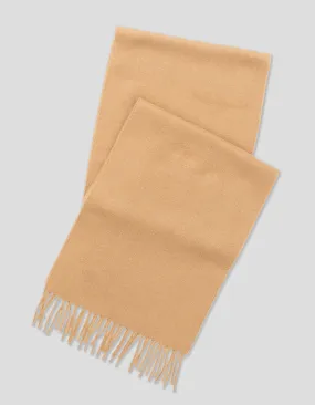 CASHMERE SOLID MUFFLER - CAMEL