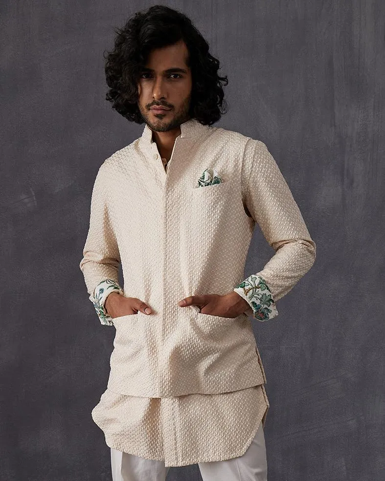 Champagne Ivory Kurta Set