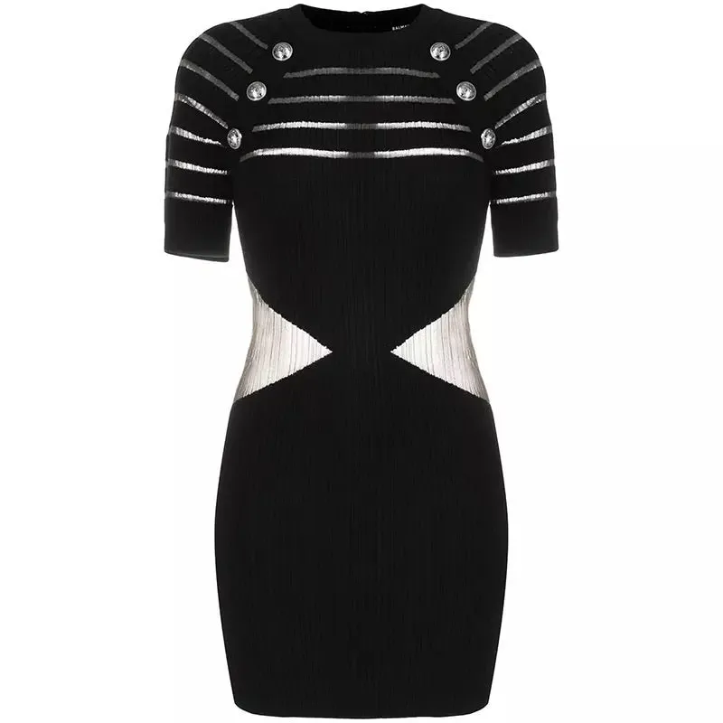 CHLOE MINI BLACK DRESS