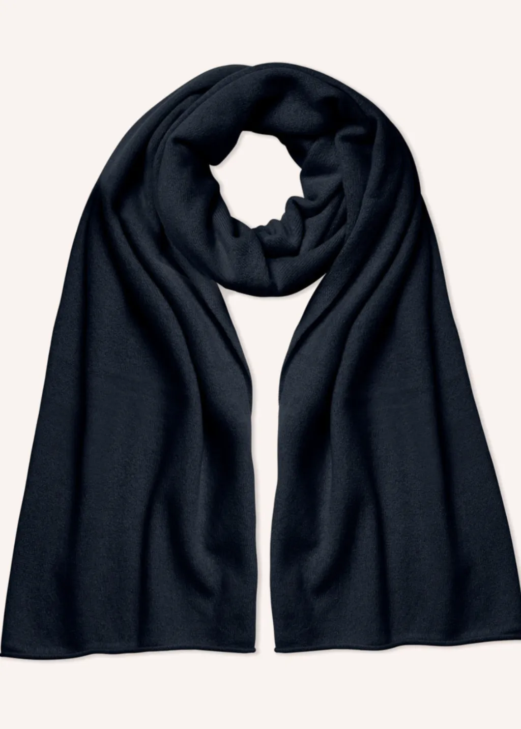 CRUSH Cashmere Lima Luxe Scarf in Black