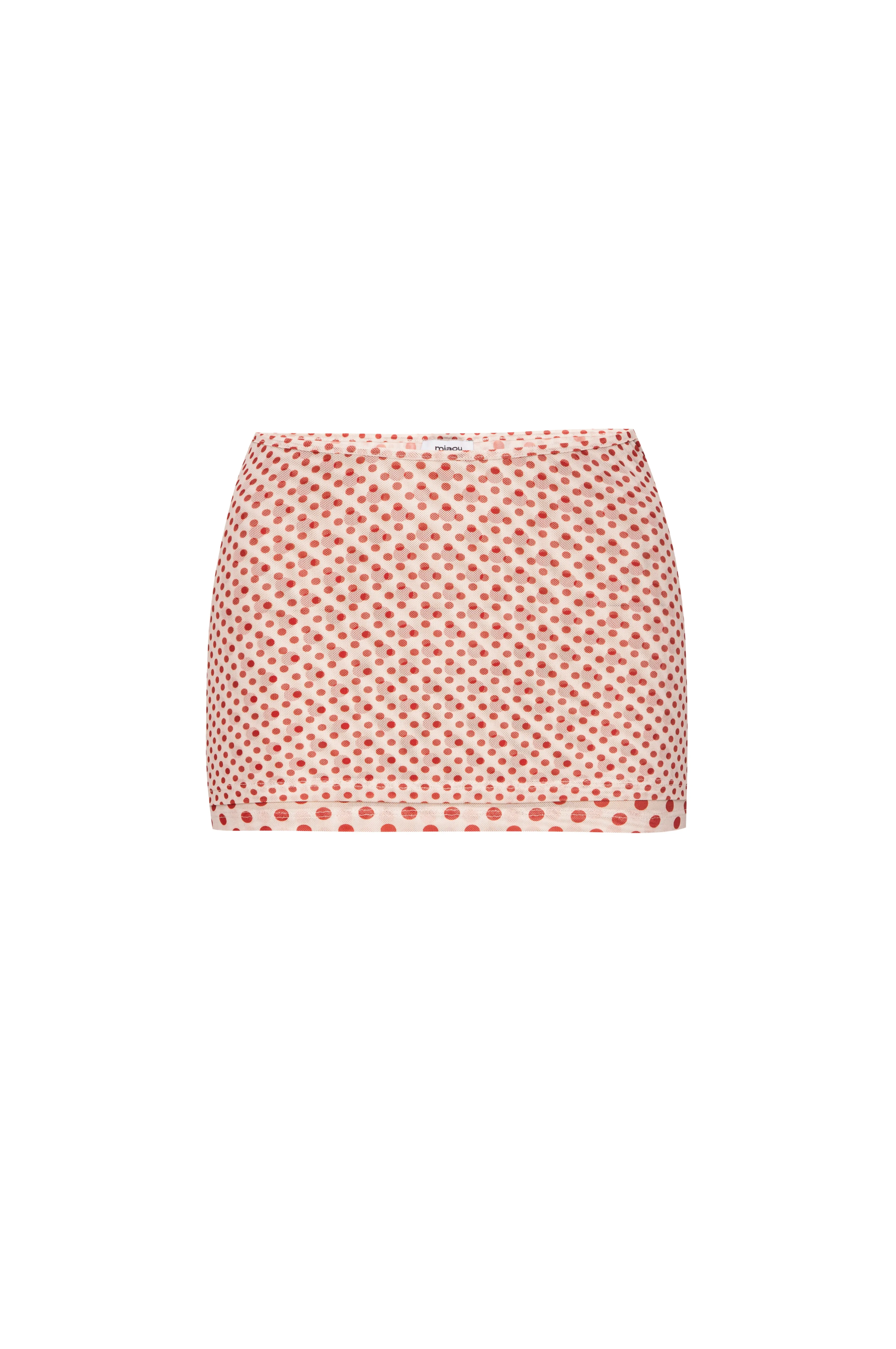 ELEKTRA SKIRT - WHITE POLKA DOT