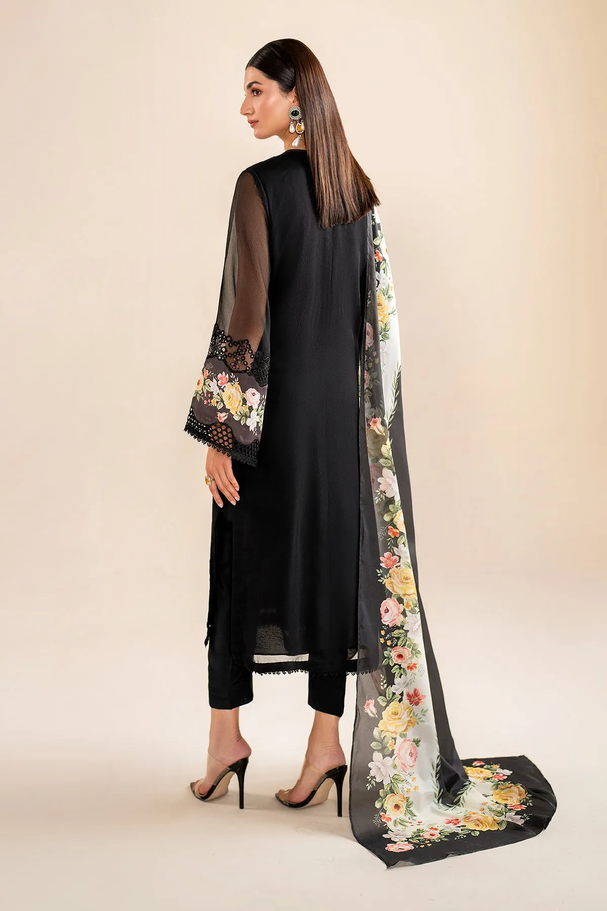 EMBROIDERED CHIFFON UF-615