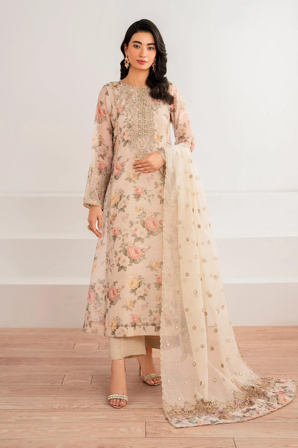 EMBROIDERED COTTON PATTI UF-691