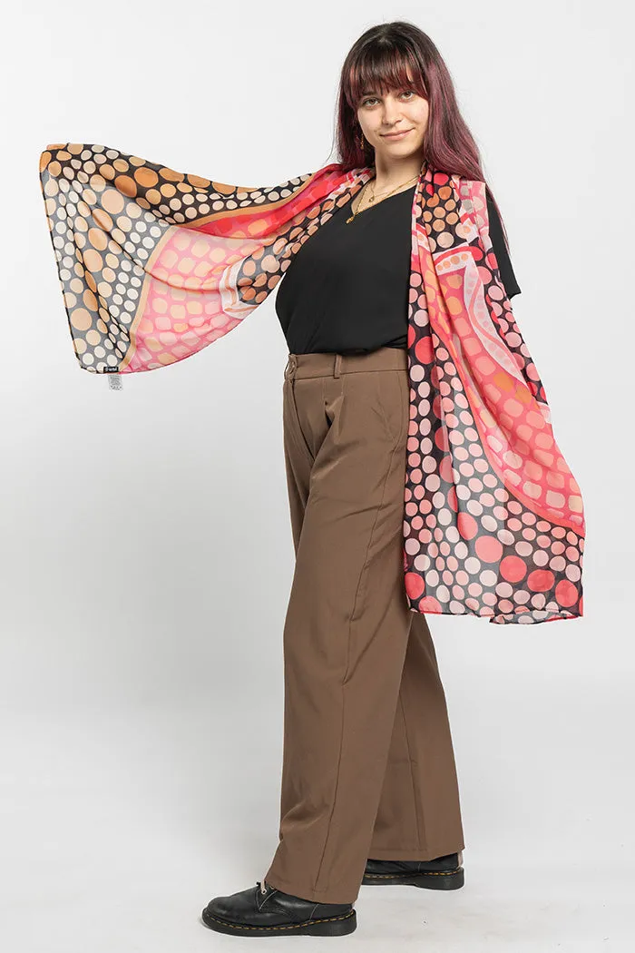 Eternal Flame Rectangle Chiffon Scarf