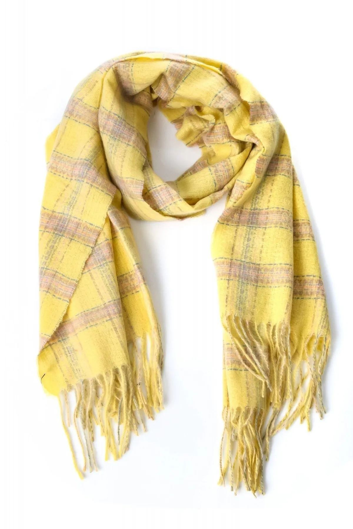 FMS018 Plaid Soft Yellow