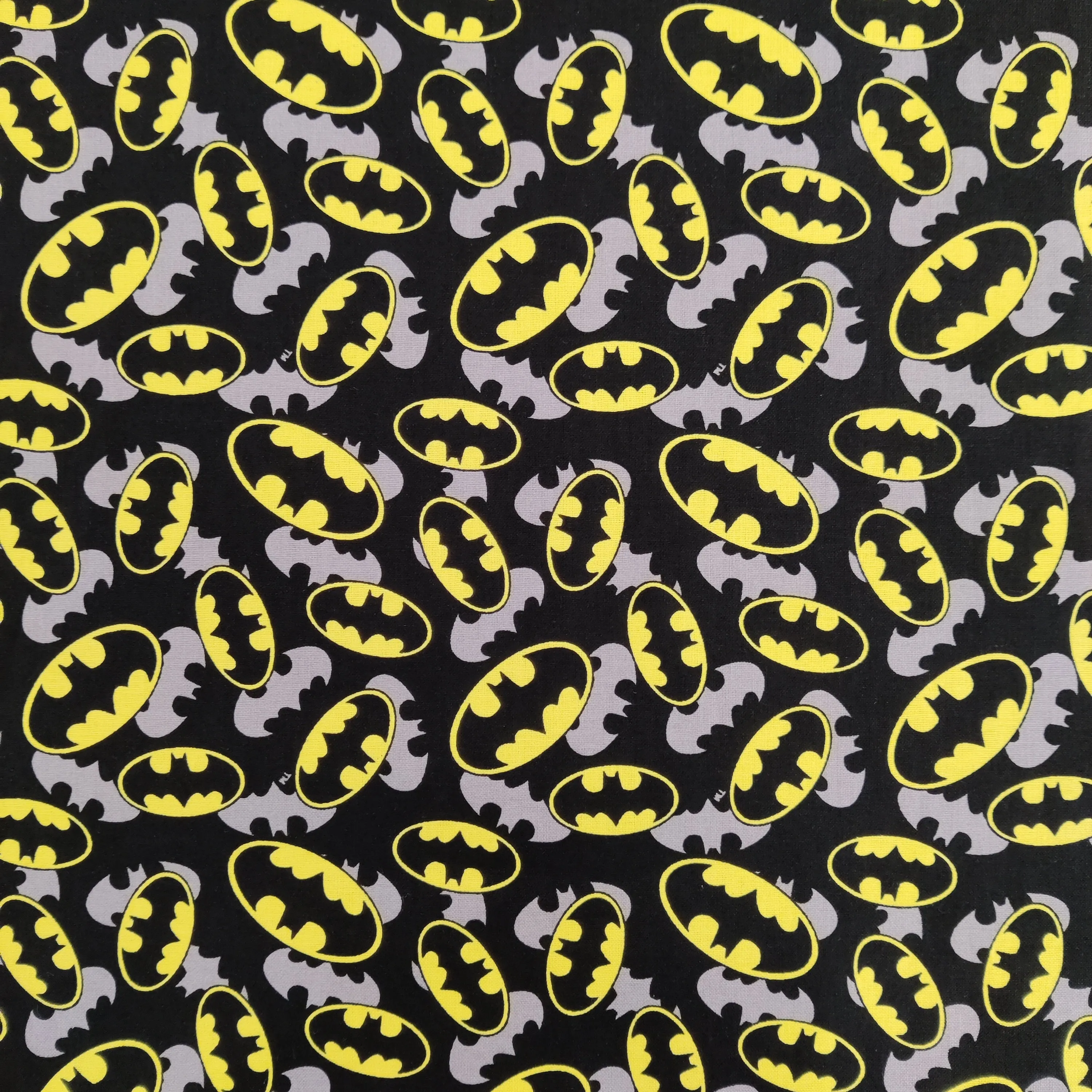 FS636_6 Batman Logo Comics Cotton