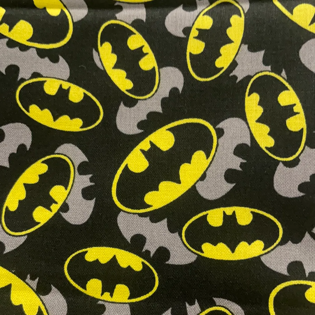 FS636_6 Batman Logo Comics Cotton