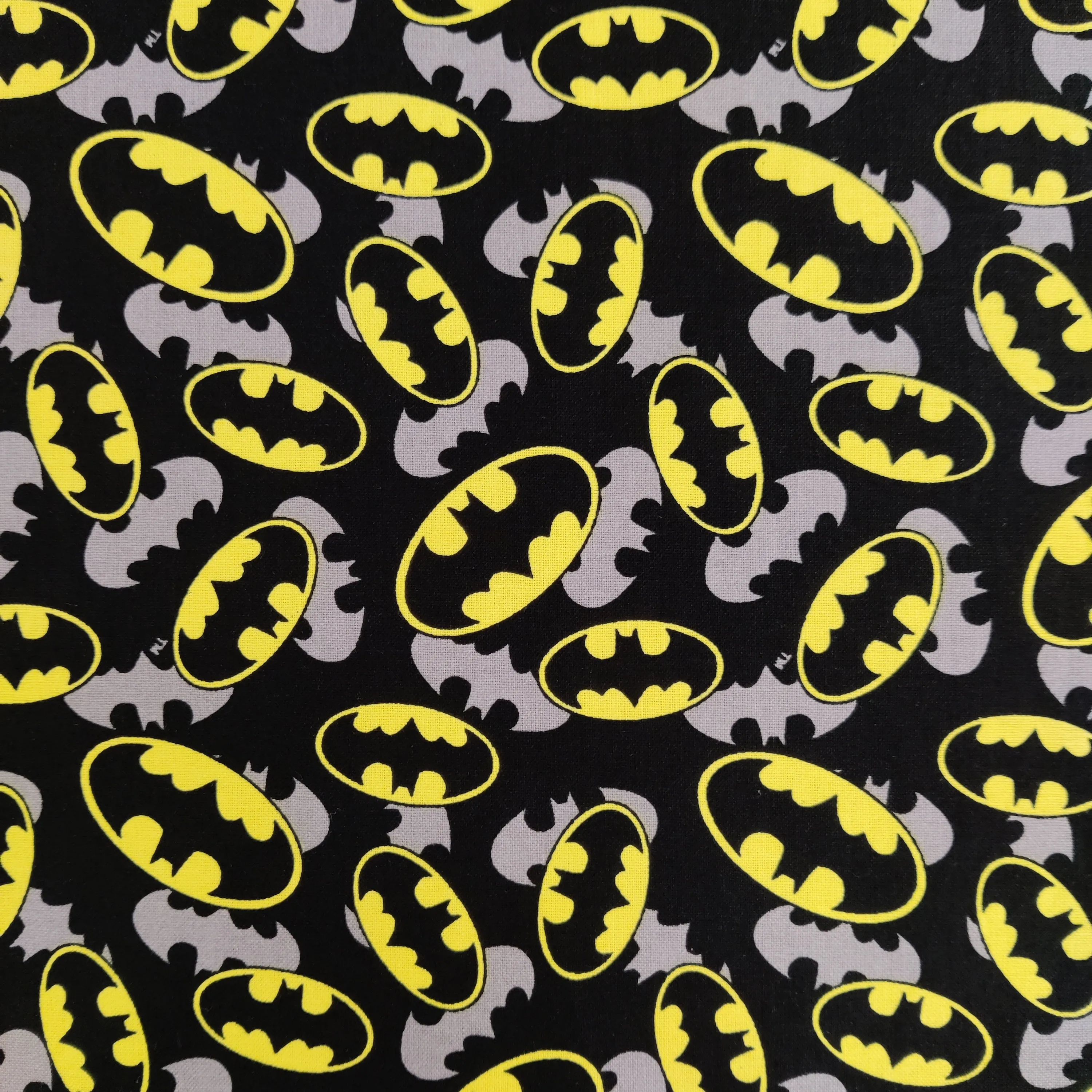 FS636_6 Batman Logo Comics Cotton