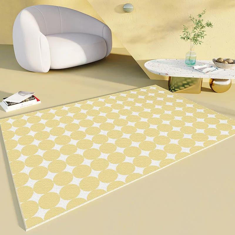 Geometric Checkerboard Area Rug