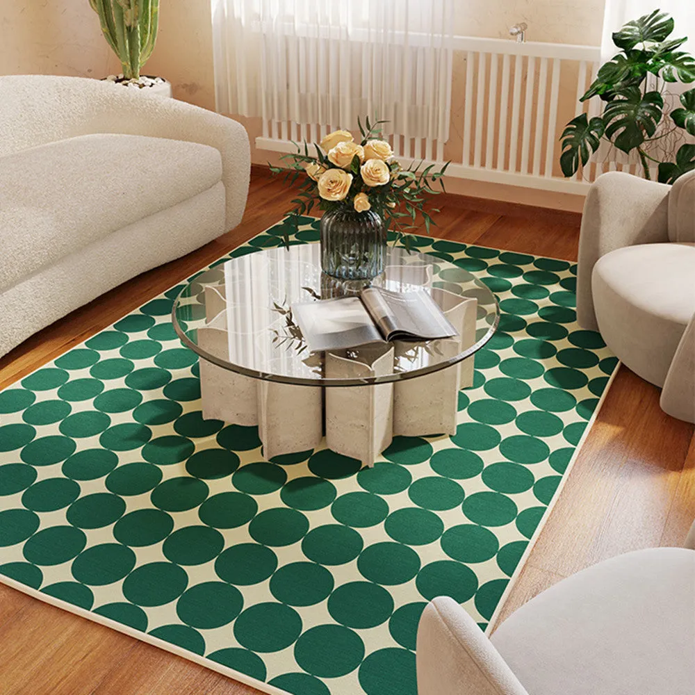 Geometric Checkerboard Area Rug