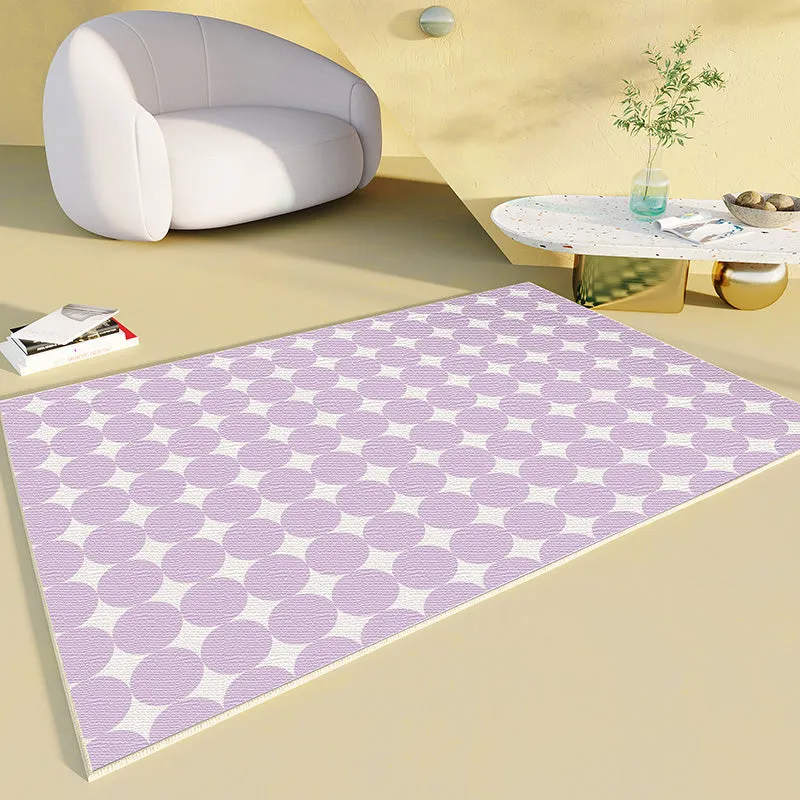 Geometric Checkerboard Area Rug