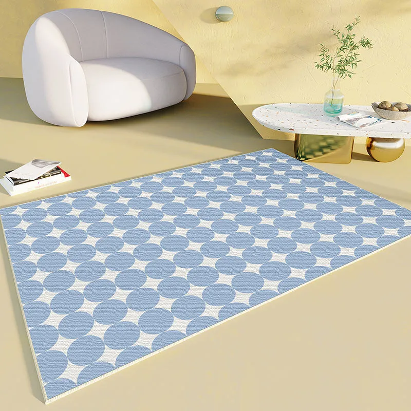 Geometric Checkerboard Area Rug