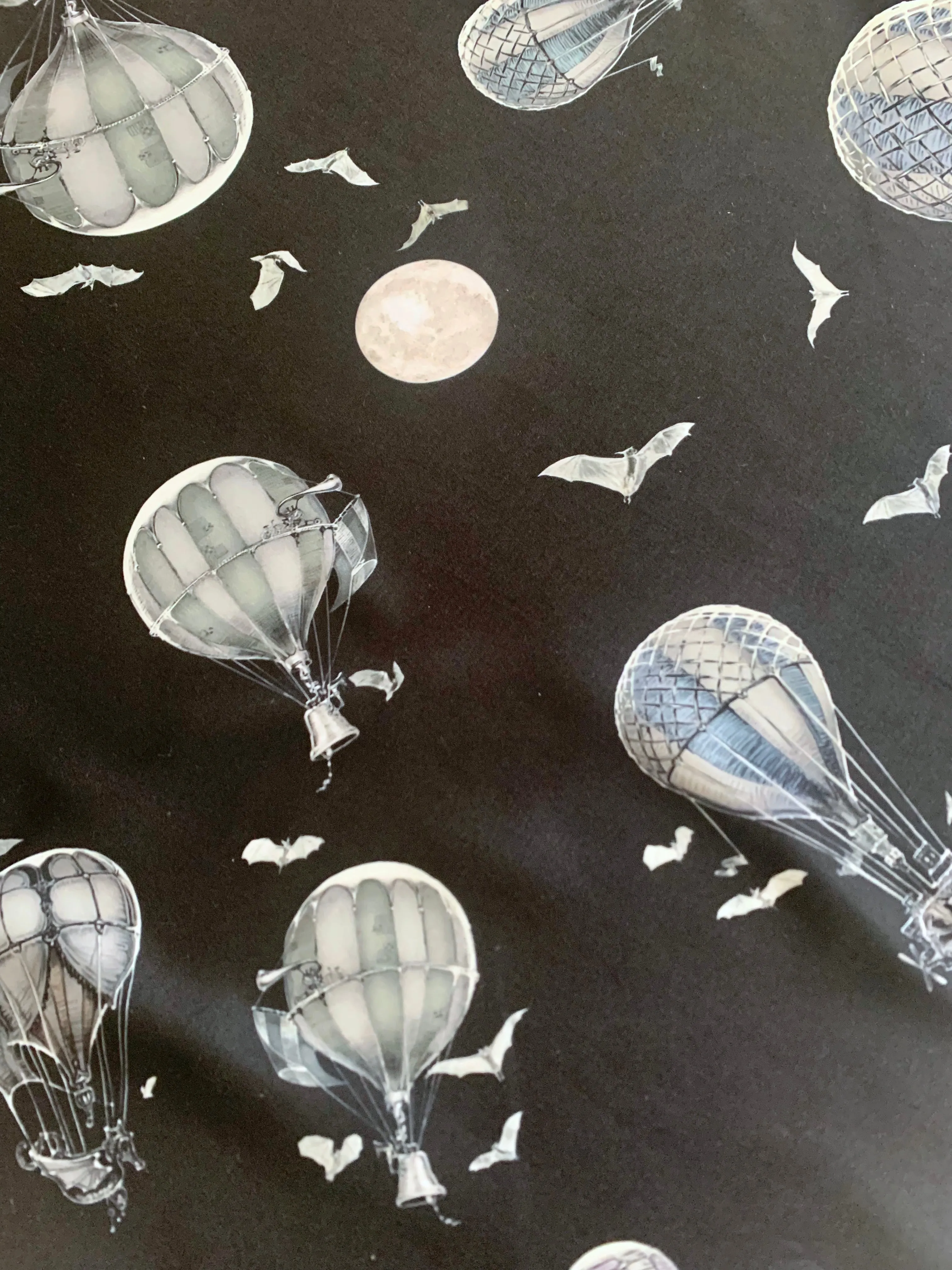 Hot Air Balloons at Night Scarf by fox savant