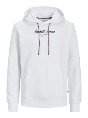 Jack & Jones Henry Standard Fit Hoody-WHITE