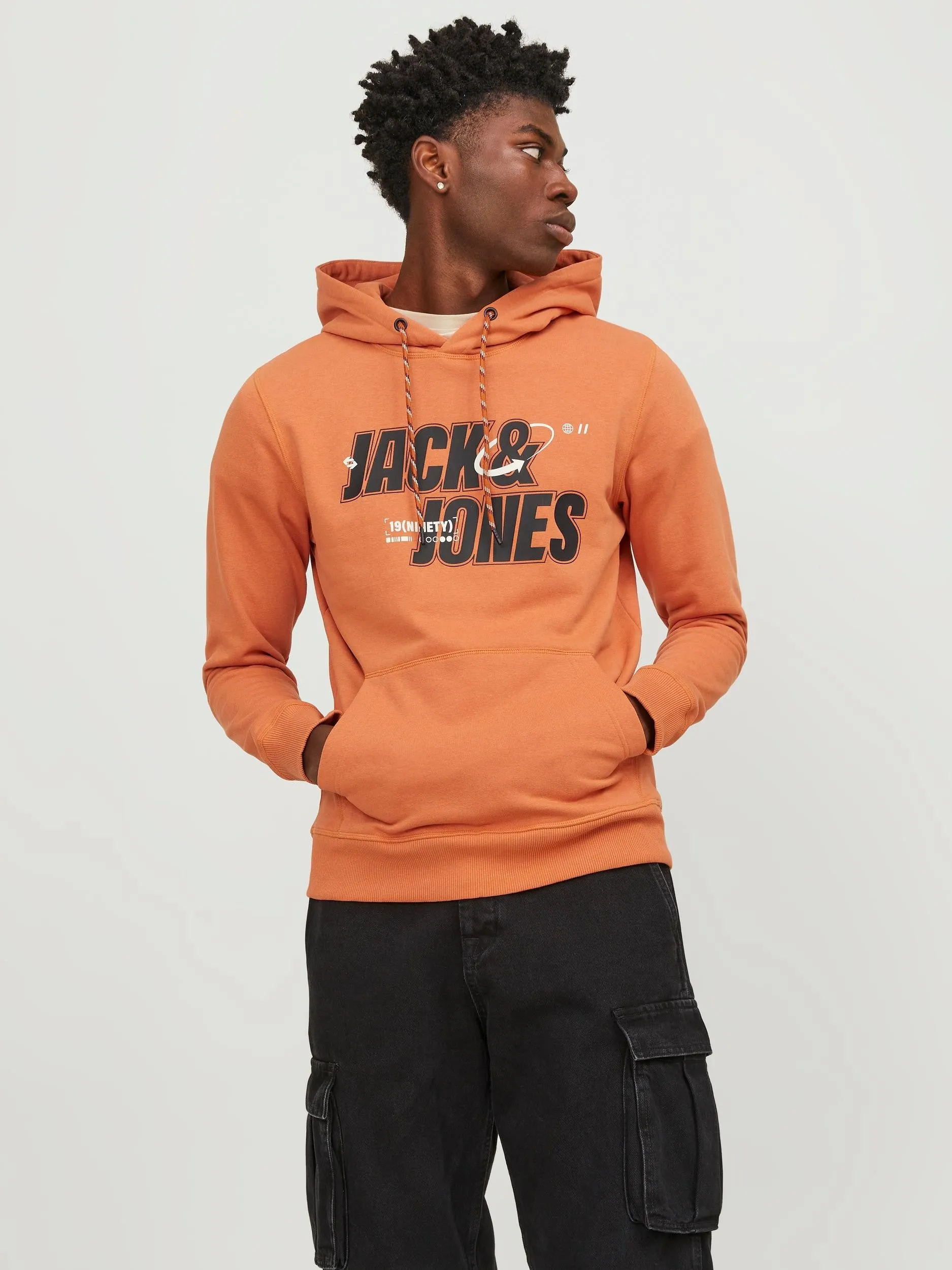 Jack & Jones JCOBLACK Hoody-APRICOT