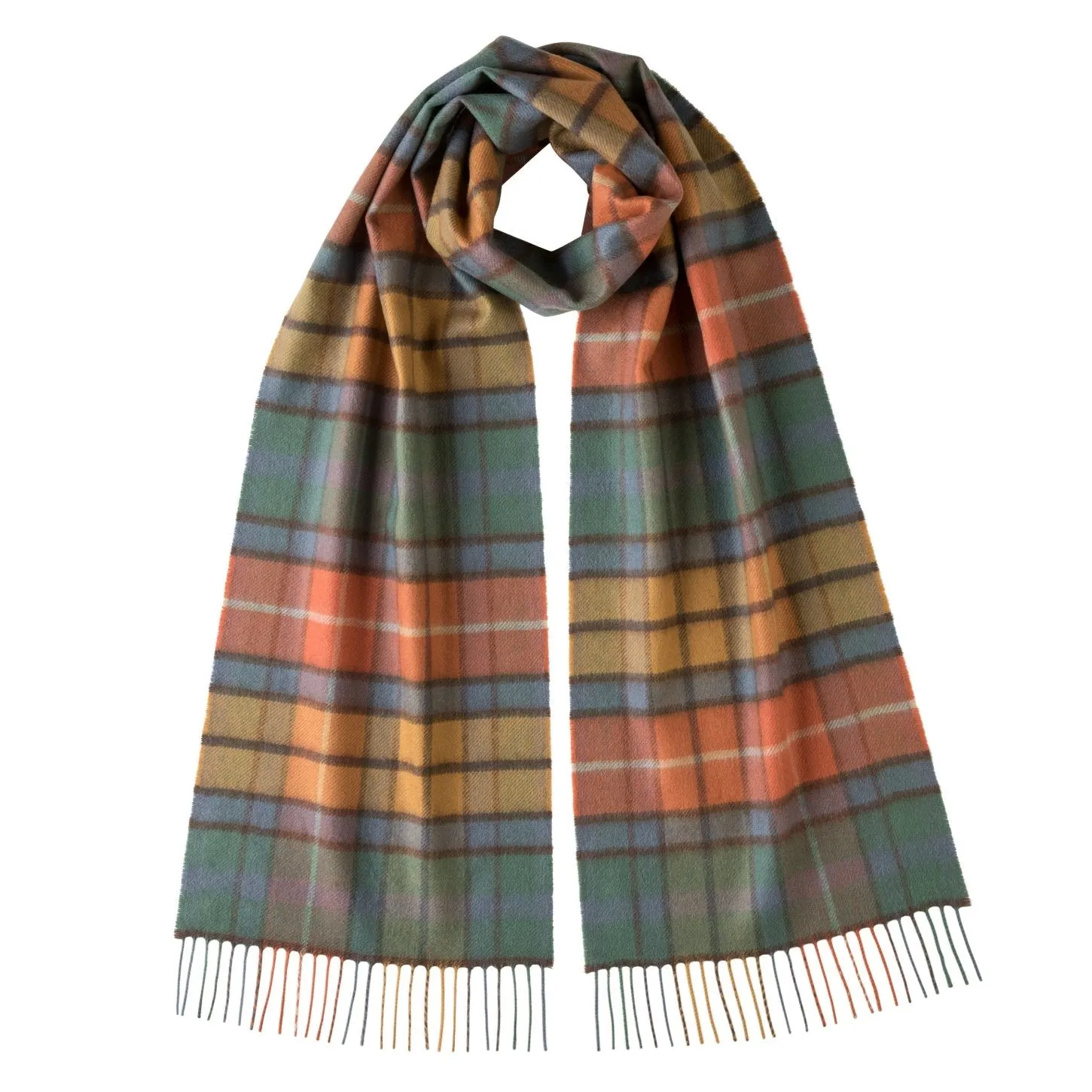 Johnstons of Elgin - Pure Cashmere Scarf - Scottish Tartan