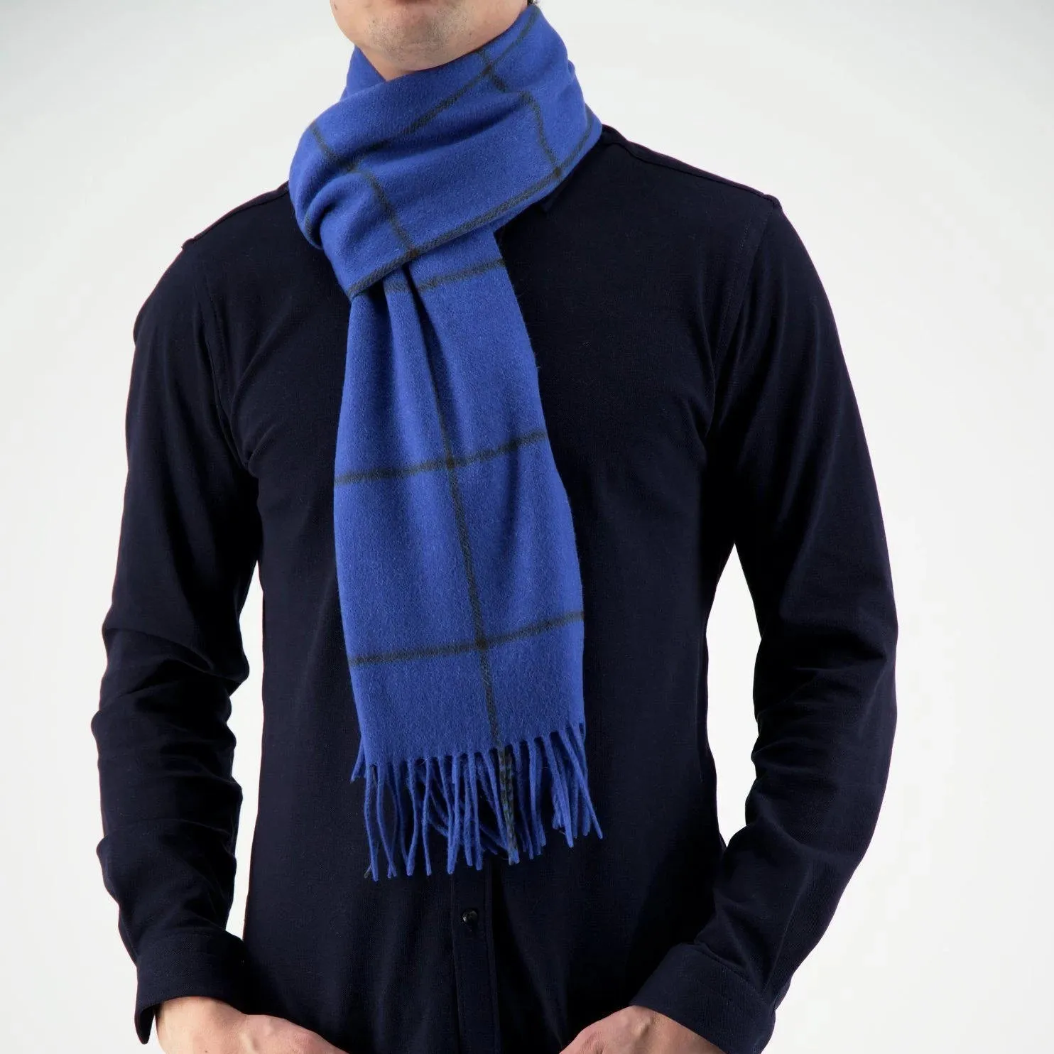 Joshua Ellis Blue Scarf