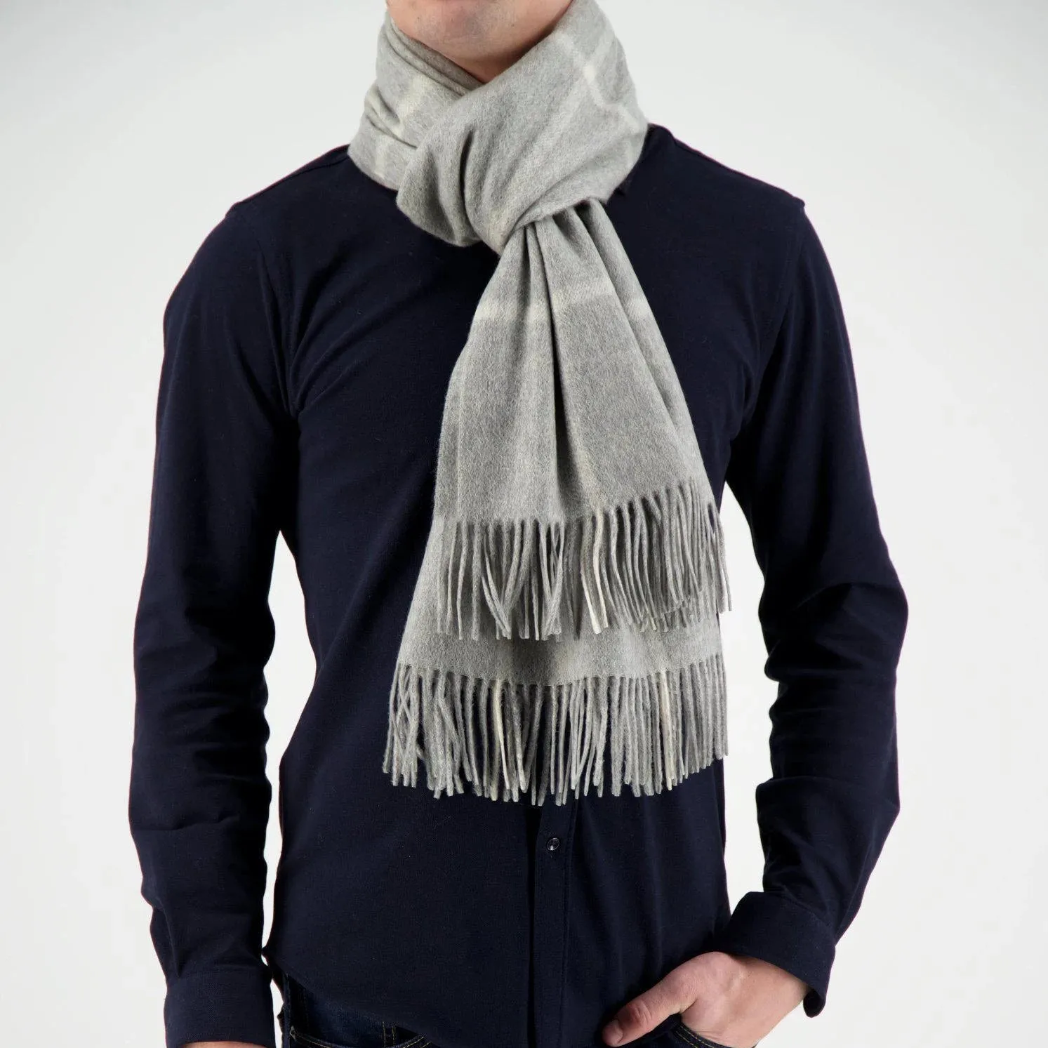 Joshua Ellis Grey Scarf