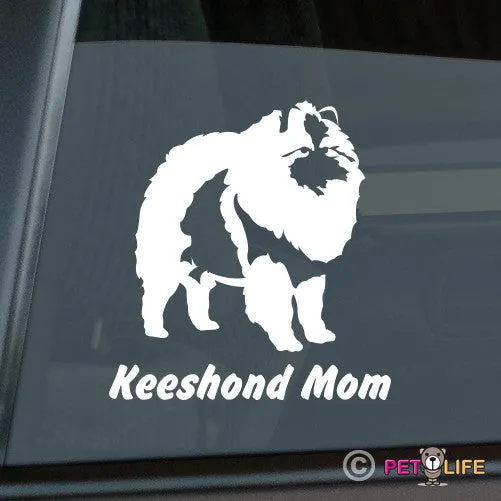 Keeshond Mom Sticker